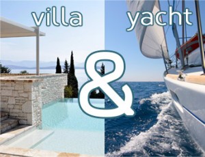 villa & yacht in corfu